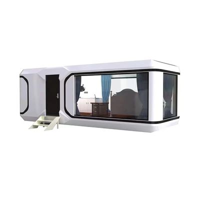 Prefab Portable Mobile House With Rock Wool Sandwich Panel Wall