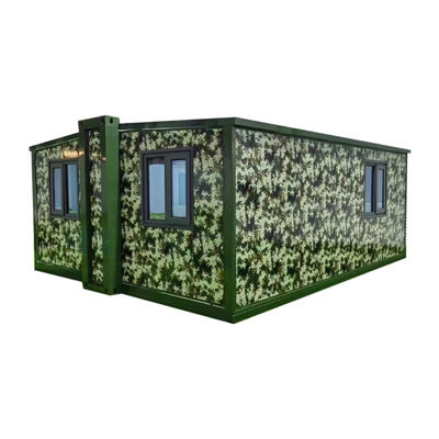 Prefabricated Luxury Villa House with Moveable Container and EPS Sandwich Panels Roof
