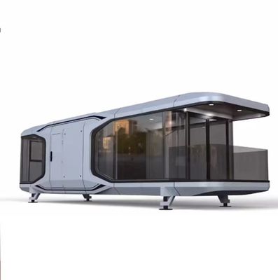 Rock Wool Sandwich Panel Wall Space Capsule House Luxury Modern Prefabricated House