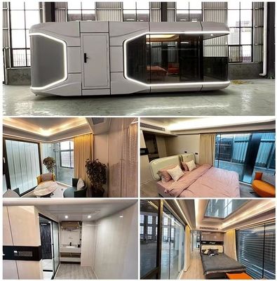 Rock Wool Sandwich Panel Wall Modular House for Luxury Contemporary Mobile Living Space