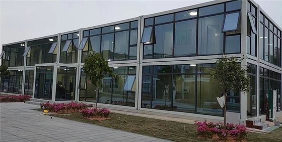 Luxury Prefab Villa Container House With Aluminum Windows And Modern Design