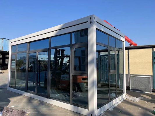 Luxury Prefab Villa Container House With Aluminum Windows And Modern Design