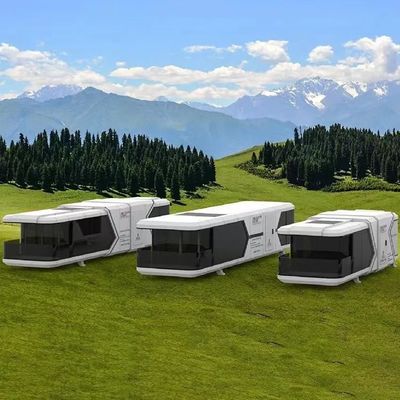 Expandable Container Rock Wool Sandwich Panel Camp House for Coffee and Modern Design