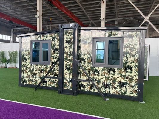 Aluminum Window 20 ft 40 ft 3 bedrooms Luxury Collapsible Expanding Container Home House