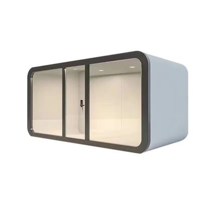 Hotel Prefabricated Tiny Smart Space Capsule House with Rock Wool Sandwich Panel Wall