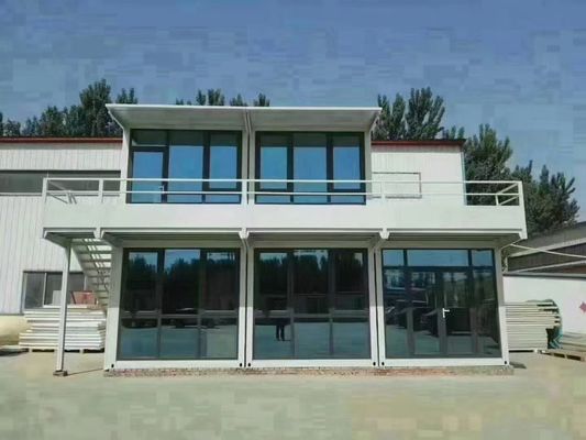 Foldable Container House for Store Hotel Engineering Hospital Farmhouse Design Style