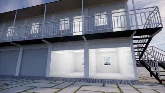 Foldable Container House for Store Hotel Engineering Hospital Farmhouse Design Style