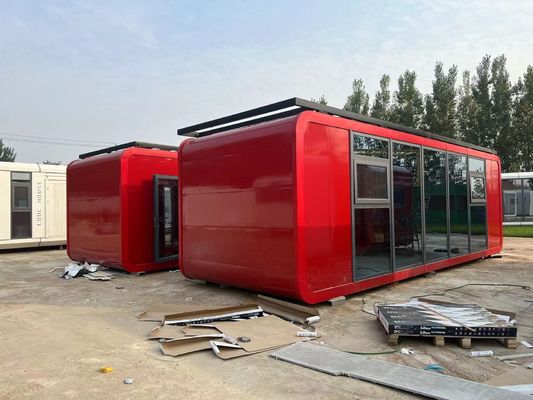 Design Container House Second Floor Apple Cabin for Containerized Prefabricated Homes