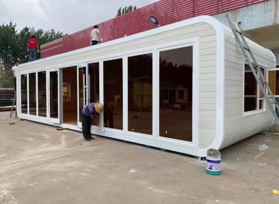 Design Container House Second Floor Apple Cabin for Containerized Prefabricated Homes