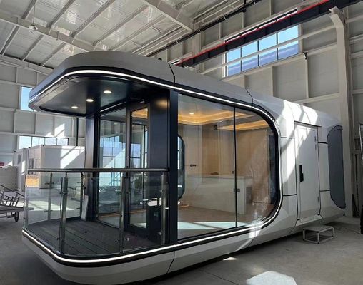 38 M2 Model E7 Solar Capsule House Modular Homes with 2 Bedroom/Kitchen/Bathroom