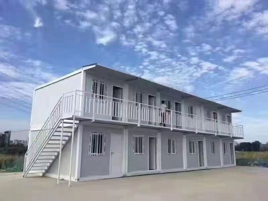 MGO Board Floor 20ft 40ft Prefab Folding Container Homes Folding Flat Pack Container House