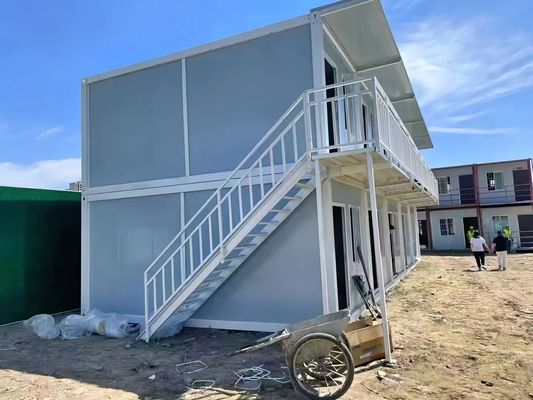 Quickly Assemble Detachable PVC Board Floor Camp Prefab Container for Modular Housing