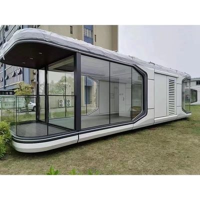 Experience Luxury In A Capsule House With A Broader View Wall Rock Wool Sandwich Panel
