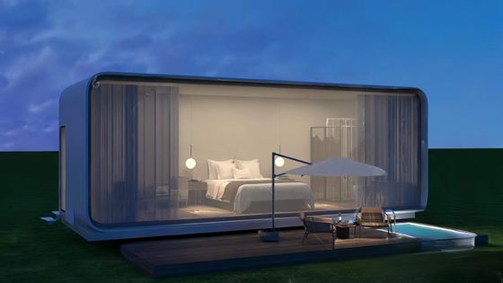 Composite Wood Floor Modular Prefab Tiny Homes Container Office for Portable Office Needs