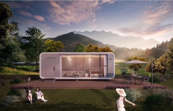 Composite Wood Floor Modular Prefab Tiny Homes Container Office for Portable Office Needs
