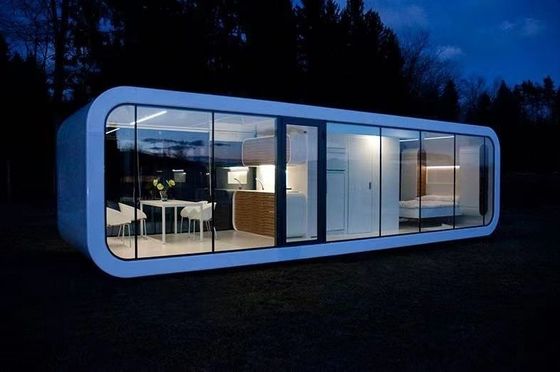 Composite Wood Floor Modular Prefab Tiny Homes Container Office for Portable Office Needs