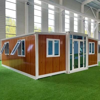 Design 40ft Double-Wing Expansion Container House Easy Installation Modern Style 3-