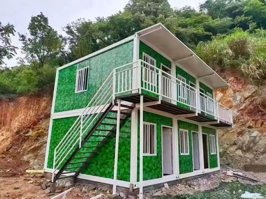 Efficiently Assemble Container House with PVC Board Floor Easy Installation Affordable