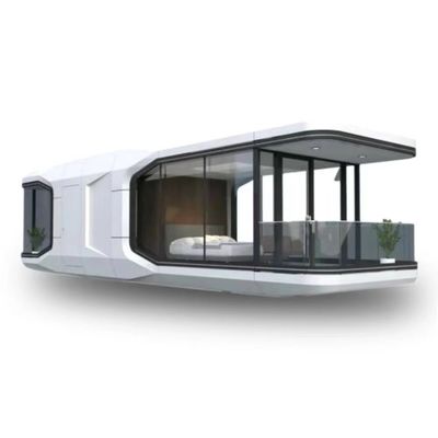 Contemporary Design Style Glass Cottage for Couples Holiday in Outdoor Relaxation