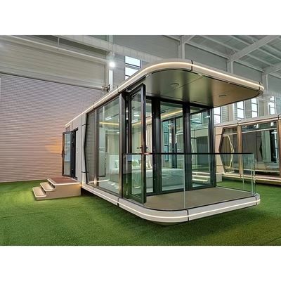 Contemporary Design Style Glass Cottage for Couples Holiday in Outdoor Relaxation