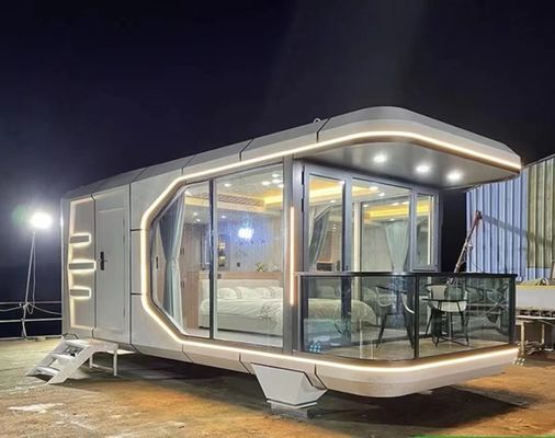 Upgrade Living Space Luxury Modern Prefab House With MGO Board Floor