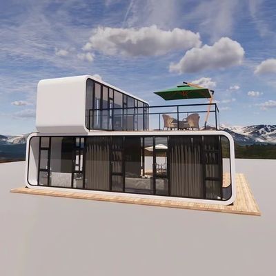 Contemporary 20ft 40ft Prefab Modular Houses Tiny Homes Cabin Office Portable Home Pod Apple Cabin