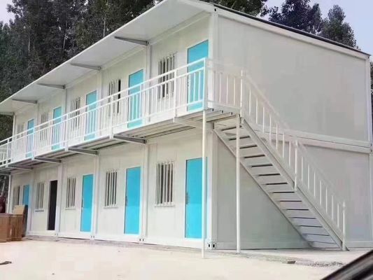 Foldable Container Prefab Tiny Homes Site Office Convenient 20ft 40ft Installation