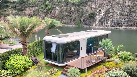 Prefab Portable Mobile House Contemporary Space Capsule House for Coffee