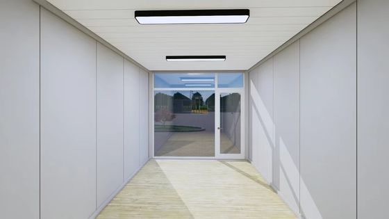 Wind Proof Prefab Z-type Folding Container House with Q235/Q345 Light Steel Frame