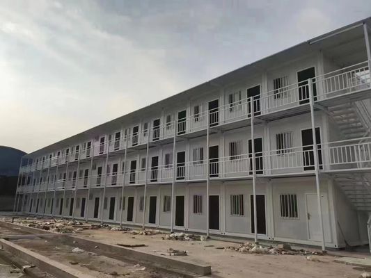 Foldable Farmhouse Design Prefab Office Container Homes with Sandwich Panel Wall