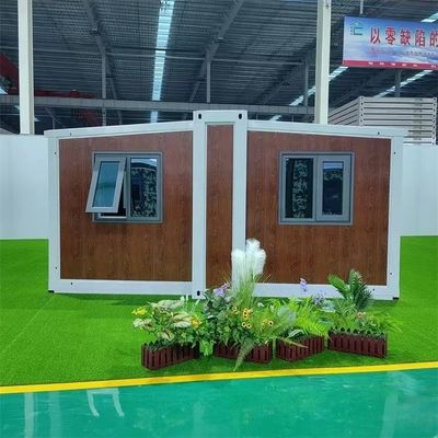20ft Prefabricated Foldable Portable House for Offices and Homes EPS Sandwich Panel Roof