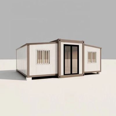 20ft Double-Wing Container House with EPS Sandwich Panel Roof and MGO Board Floor