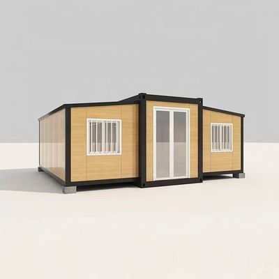 20ft Double-Wing Container House with EPS Sandwich Panel Roof and MGO Board Floor