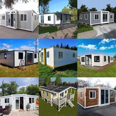 Foldable Residential Container Houses 20 Ft Double-Wing Expansion Box for Easy Living