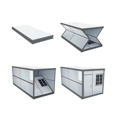 Modular Moveable Container Folding House with 5950 mm Length and Fiber Cement Board Floor