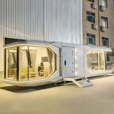Customized Outdoor Glass Bright Cottage for Couples Holiday in Contemporary Design Style