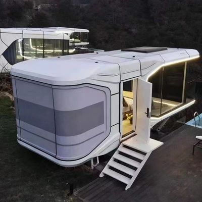 Customized Outdoor Glass Bright Cottage for Couples Holiday in Contemporary Design Style