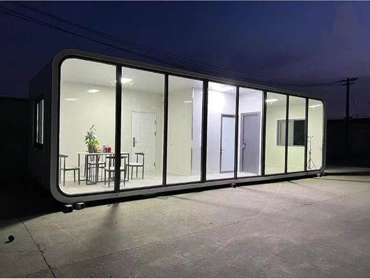 Portable Starry Sky Room Capsule House Expandable Container Apple Cabin