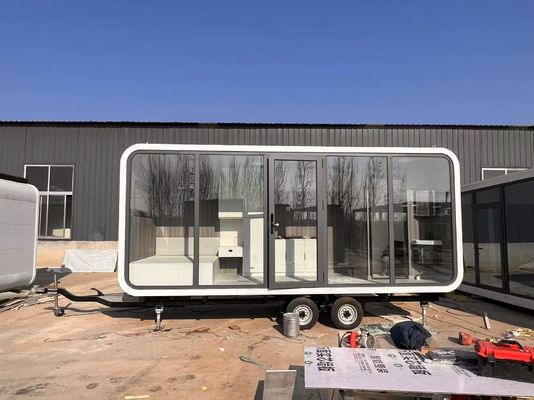 Portable Starry Sky Room Capsule House Expandable Container Apple Cabin
