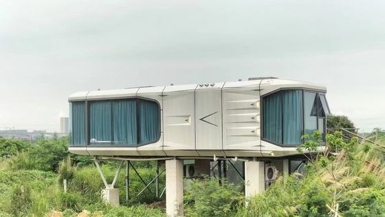 Contemporary Style Space Capsule House Prefabricated Modular Home for Camping Getaway