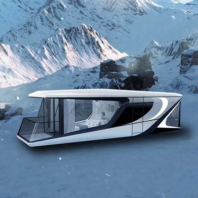 Space Capsule Modern Prefabricated House Contemporary Customized Color