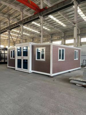 Modern Design 20ft 40ft Double Wing Foldable Cabin for Outdoor and Customization