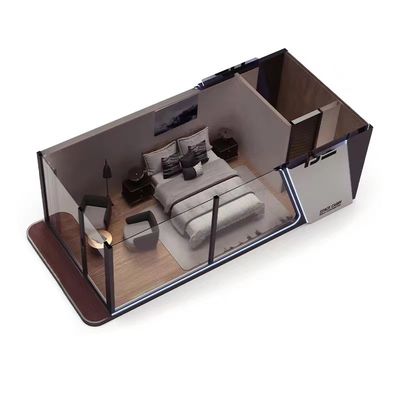 Easy-To-Assemble Prefabricated Space Capsule House With MGO Board Floor