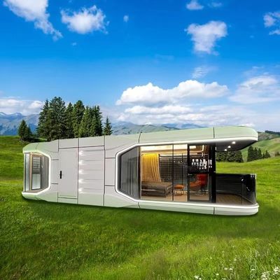 Easy-To-Assemble Prefabricated Space Capsule House With MGO Board Floor