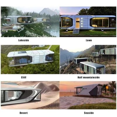 Living Space Capsule House Luxury Modern Prefabricated House