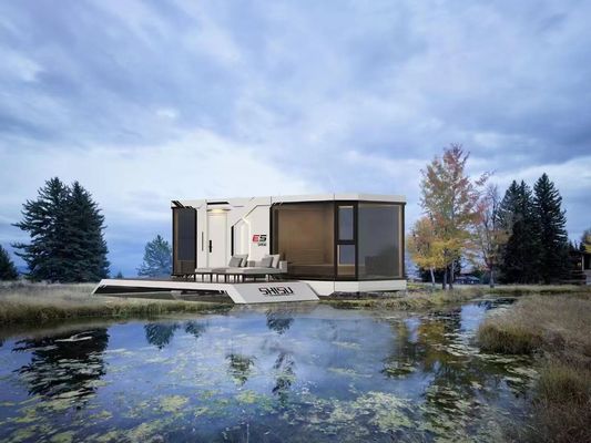 Space Capsule Hotel Modern Design Prefab Container House with Online Technical Support