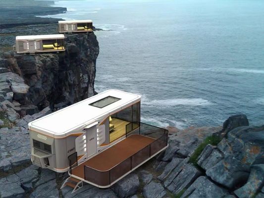Space Capsule Hotel Modern Design Prefab Container House with Online Technical Support