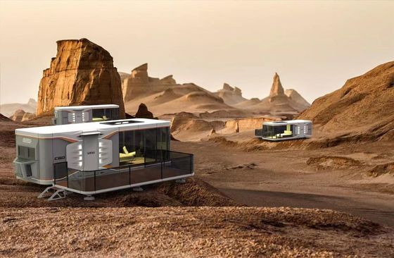 Space Capsule Hotel Modern Design Prefab Container House with Online Technical Support