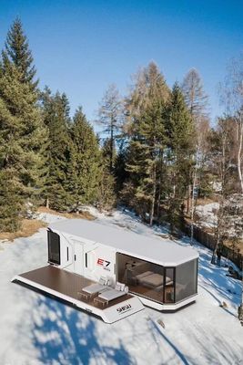 Space Capsule Hotel Modern Design Prefab Container House with Online Technical Support