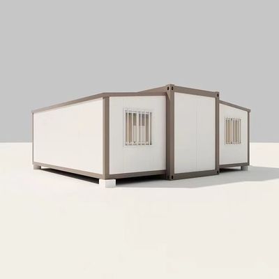 20 Ft Foldable Container Houses with Double-Wing Expansion Box Online Technical Support